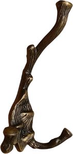 Antique Brass Iron Wall <b>Hooks</b> Handmade <b>Bathroom</b> Door Decorative <b>Hooks</b> for Coat Hat and Towel Use for Clothing - Product Image 6