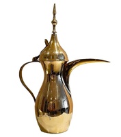 Bouilloire et cafetière arabes en laiton à usages multiples Ustensiles de cuisine et outils de café de haute qualité Théière artisanale traditionnelle en vrac