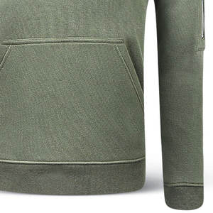 Sweat-shirt décontracté en coton à fermeture éclair pour l'hiver Texture douce et couture durable Impression numérique pour un usage quotidien - Product Image 4