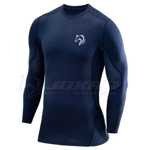 Chemise de couche de base pour hommes OEM vente en gros de tissu extensible de style athlétique de haute qualité - Product Image 1