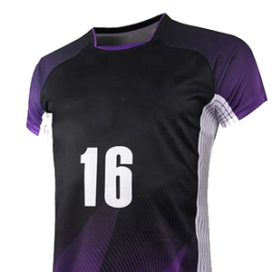 Maillot de volley-ball unisexe 100% polyester, vente chaude, impression par transfert par sublimation, design personnalisé, dernier modèle, durable - Product Image 6