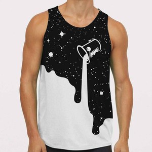 Camiseta sin mangas para correr para hombre, camiseta sin mangas de compresión para gimnasio, camiseta sin mangas y chaleco de gimnasio de verano para hombre, servicio OEM ODM - Product Image 3