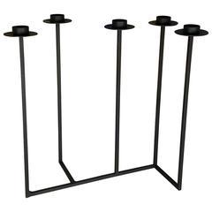 Modern Black Metal Candelabra Luxury 6-Arm Taper Candle Holder Pillar Stand For Wedding Centerpiece Christmas Home <b>Table</b> <b>Decor</b> - Product Image 2