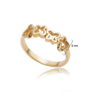 Boucles d'oreilles en grappe de conception de papillon simple en gros bijoux faits à la main turcs en argent sterling 925 - Product Image 2