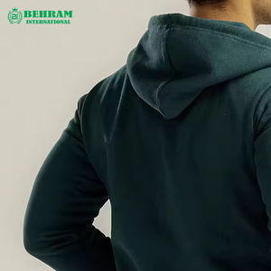 Nueva llegada de alta calidad con logotipo personalizado y cremallera sudaderas con capucha para hombres 100% algodón transpirable y Fitness-recomendado para el invierno - Product Image 5