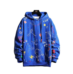 Livraison gratuite, sweat-shirt à capuche personnalisé pour femme et unisexe, hiver, 100% coton, polaire, manches longues, imprimé par sublimation, devant vierge - Product Image 2