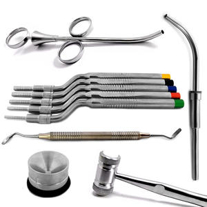 WORLD PRECISION SURGICAL Kit de Osteótomos Manuales para Levantamiento de Seno en Implantes Dentales, Cuchara para Injertos, Instrumentos Quirúrgicos de Acero Inoxidable CE - Product Image 1