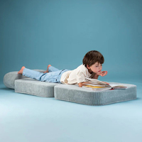 YOBO Modernes Weiches Kleinkind-Sofa-Set, Faltbar, 3-teilig, Schaumstoff-Sessel, Modulares Kindersofa, Matratze, Spielmatte für Schlafzimmer, Spielzimmer, Wohnbereich