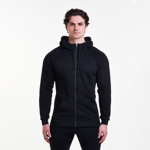 High Quality <b>Zip</b> <b>Up</b> Hoodie For <b>Men</b> <b>Fleece</b> Lined Fit Casual Wear Wholesale Hoodies Custom Unisex <b>Zip</b> Hoodie Basic Cotton Blended - Product Image 1