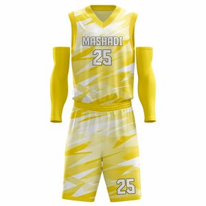 Ensembles d'uniformes de basket-ball sans manches sur mesure, respirants, grande taille, impression de haute qualité, séchage rapide, vente en gros - Product Image 5