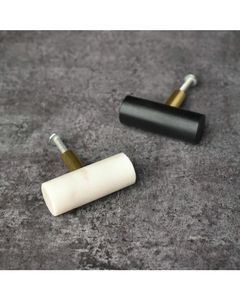 MUGHALCRAFTS Modern Luxury round Bar Stone <b>Pull</b> Knob <b>Door</b> <b>Handle</b> for Kitchen Wardrobe Cabinet Bathroom Entry or Living Room - Product Image 2
