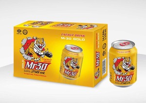 Boisson énergétique naturelle aromatisée à la mangue 250ml MR 30 jus de fruits avec base d'eau sucrée produit d'exportation en gros pour l'usine du Viet Nam - Product Image 3