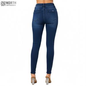 Jeans de Mezclilla Elásticos y Transpirables de Algodón para Mujer, de Alta Calidad, Más Vendidos en 2025, Logotipo Personalizado, Tallas Grandes, a la Moda - Product Image 2