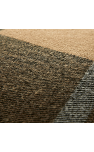 Coussin décoratif moderne en tissu écologique à carreaux rustiques, 18''x18'', fermeture éclair, amovible, lavable, personnalisable, 400TC, multicolores - Product Image 5