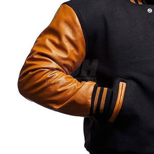 Chaqueta Universitaria Personalizada de Diseño Único y Calidad Superior para Hombre, Cuello Alto, 100% Algodón, Transpirable y Cómoda para Invierno - Product Image 6