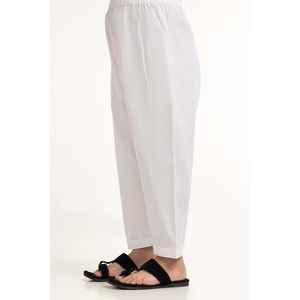 Pantalon Harem Basique Blanc Taille Haute en Coton Respirant KSH-CTN24-001 - Product Image 1