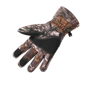 Softshell Fleece Thermique Imperméable Camouflage Gants Hommes Chaud Doigt Complet Camouflage Pêche Ski Gants - Product Image 5