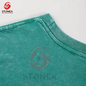 T-shirts unisexes pour femmes, lavage à l'acide, délavés, personnalisés en gros, été, séchage rapide, haute qualité - Product Image 4