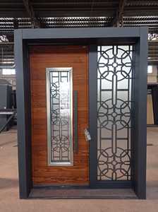 ABSDOOR LOCKON Luxe Sécurité Premium Acier Inoxydable Pivot Isolation Thermique Porte d'Entrée pour Intérieur Appartement Villa Hôtel - Product Image 2