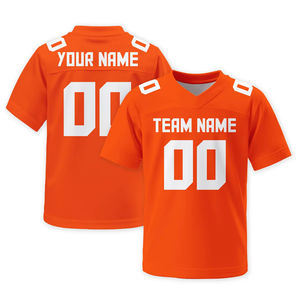 Maillots de football américain personnalisés 2025 en gros – Uniformes d'équipe multicolores en polyester sublimé pour enfants (short inclus) - Product Image 1