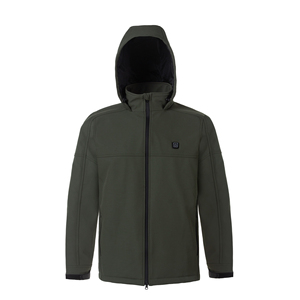 Abrigo de manga larga con capucha de lana 2025 para hombre de alta calidad 100% para invierno - Product Image 1