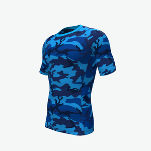 Camiseta de Compresión de Manga Larga con Protección Solar Personalizada para Hombre, Impresión Digital, Transpirable, de Secado Rápido, Spandex/Poliéster, Marca Privada - Product Image 2