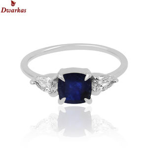 Venta caliente moda S925 plata esterlina Kyanite CZ multi piedras anillo joyería para regalo - Product Image 6