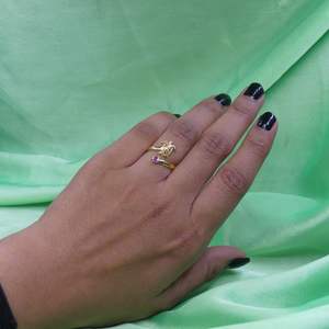 925 Sterling Silver Gold Plated Ruby Diamond <b>Ring</b> - Product Image 2