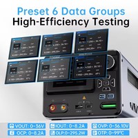 FNIRSI IPS3608 AC-DC Catu Daya Digital Terkontrol, Sumber Daya DC Bench yang Dapat Diatur 0-36V 0-8A Kurva VI, Pengisian Cepat USB PD QC