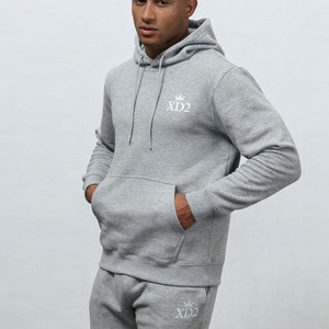 Conjunto Deportivo con Sudadera con Capucha para Hombre XD2, Felpa de Algodón Premium, Ropa de Gimnasio, Logotipo Personalizado, Traje para Correr, Ropa Deportiva Atlética, Fabricante OEM - Product Image 1