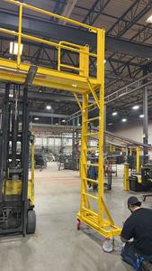 Plateforme de travail roulante en métal industriel pour supermarché, entrepôt, construction, utilisation OEM, fabriqué au VIETNAM - Product Image 2