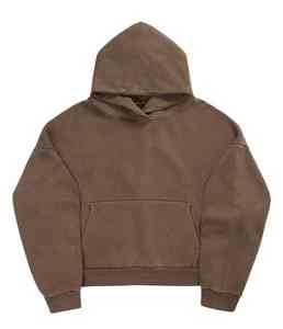 Sweat-shirts à capuche imprimés pour hommes, confortables, 100% coton, surdimensionnés, doublés de polaire, écologiques, numériques - Product Image 1