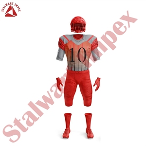 Uniforme de football américain couleur unie vêtements de sport uniforme de football américain sur mesure à séchage rapide - Product Image 5