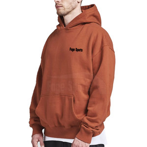Service OEM – Nouveaux sweats à capuche oversize pour homme en molleton 100 % coton, légers, respirants, séchage rapide, couleur unie, couleurs personnalisables - Product Image 2