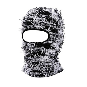 Cagoule en tricot vieilli masque de Ski complet pour hommes femmes bonnets chapeaux crânes Camouflage hiver chaud Bonnet coupe-vent chapeaux - Product Image 1