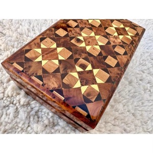 Wooden Designer Jewellery <b>Box</b> Elegant Decorative <b>Storage</b> Organizer For Home Use Gifting Purpose Handcrafted From India - Product Image 5