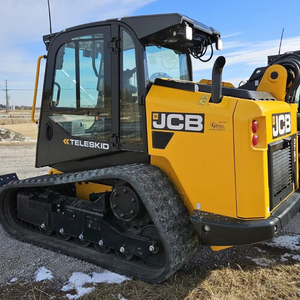 JCB 3TS-8T telejkid รถตักขนาดกะทัดรัดพร้อมสัญญาณเตือนย้อนกลับ110V เครื่องทำความร้อนบล็อกเครื่องยนต์ผ้าเบาะอากาศวิทยุย้อนกลับ - Product Image 3