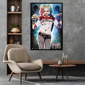Póster Moderno de Suicide Squad con Diseño de Harley Quinn 'Daddy's Lil Monster' en Lienzo para Decoración de Pared - Product Image 5