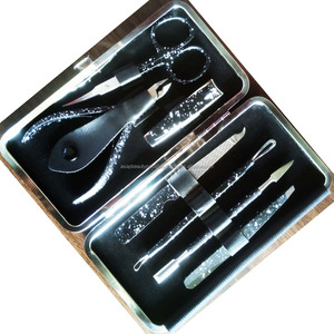 ASAP Customisable Professional Nail Care <b>Kit</b> Eco-Friendly Manicure Set Stainless Steel <b>Tools</b> 5-in-1 Nail Clipper Carbon <b>Bag</b> - Product Image 2