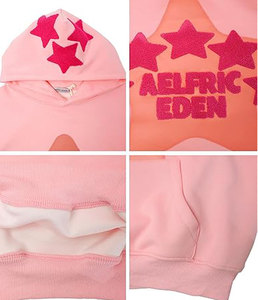 Sudadera con capucha de terciopelo de algodón 100% Unisex, ropa de calle hecha a medida, estilo sudadera, diseño de cremallera, moda para hombre/mujer, para otoño, tu propio - Product Image 6