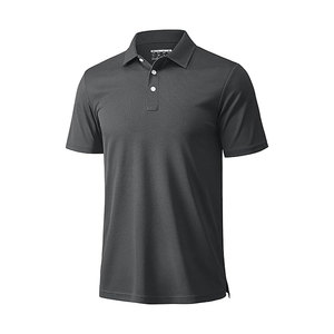 เสื้อโปโลกอล์ฟผู้ชายแขนสั้นแห้งเร็วเสื้อโปโลธรรมดาน้ำหนักเบา - Product Image 1