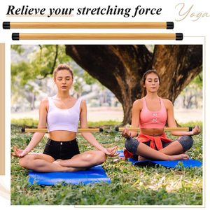 Bastone per allenamento Yoga in legno di alta qualità per palo in legno per palo di acero - Product Image 4