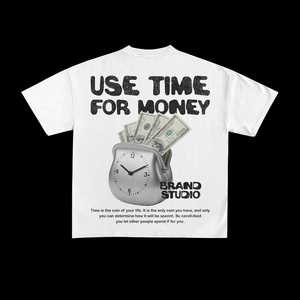 Camiseta de Cuello Redondo con Estampado Gráfico para Hombre, de Calidad Premium, Corte Holgado, Fabricante Profesional - Product Image 1