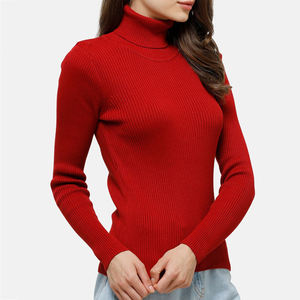 เสื้อสเวตเชิ้ตผู้หญิงผ้าฝ้ายฟลีซเนื้อนุ่มพิเศษสำหรับฤดูหนาว ระบายอากาศได้ดี ทรงโอเวอร์ไซส์ ไหล่ตก พิมพ์ลายสกรีน คอเต่า - Product Image 3