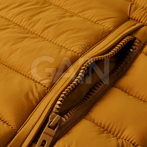 Chaleco Ligero Informal de Invierno para Hombre, Transpirable, Ecológico, Relleno 100% Poliéster, Personalizable, de Alta Calidad, con Cuello en V - Product Image 4