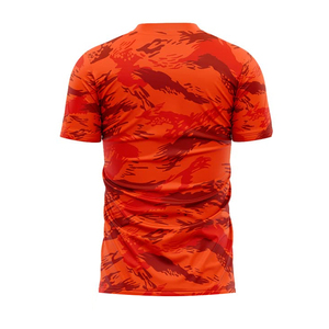 Services OEM et ODM disponibles pour les maillots de football à col rond et manches courtes pour adultes hommes - Product Image 3