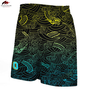 Pantalones cortos de baloncesto de verano BSCI de diseño personalizado, conjuntos transpirables de poliéster 100% de alta calidad, ropa de baloncesto de sublimación de verano caliente - Product Image 5
