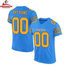 OEM nuevo diseño 100% poliéster americano personalizado Jersey fútbol transpirable impresión alta calidad fútbol americano Jersey - Product Image 6