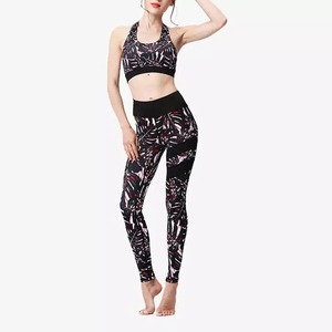 Conjunto de ropa deportiva para mujer, Legging Sexy de cintura alta, sujetador de realce, superdeportivo, elástico, Sexy, Yoga, Color sólido - Product Image 6