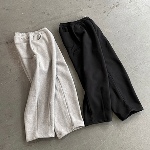 Venta al por mayor 2025, ropa de calle para hombre con logotipo personalizado, informal, de algodón, de gran tamaño, holgado, esencial para correr, impermeable, de talla grande, Jogger en blanco - Product Image 1